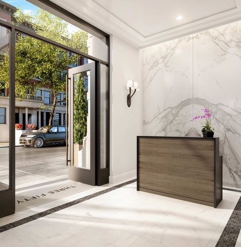 Apartment Building Entrance Lobby Design, Apartment Building Entrance Lobby, Building Entrance Lobby Design, Apartment Lobby Entrance, Residential Entrance Lobby, Building Lobby Design, Building Entrance Lobby, Apartment Building Entrance, Apartment Building Lobby