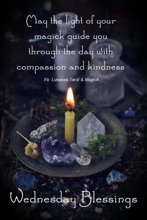 Wednesday Magick, Wednesday Blessings, Good Morning Happy Monday, Witch Quotes, Tarot Magic, Good Morning Picture, Good Morning Happy, Morning Pictures, Happy Monday