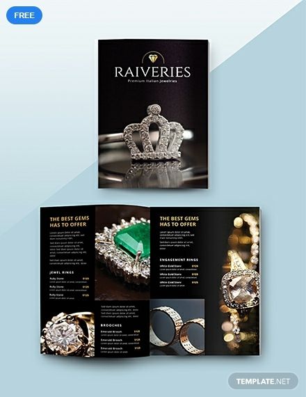 A classy and professionally made catalog for your jewelry business. This template creates an effective catalog for your clients that helps you stand out from the competition. Easy to edit and free to download. Jewellery Brochure Design, Catalog Design Layout, Catalog Template, Jewelry Logo Design, Catalogue Design, Brochure Design Layout, Free Brochure Template, Jewelry Magazine, Leaflet Design