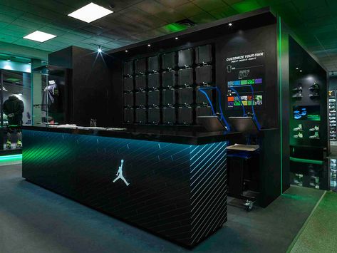 JORDAN XX8 on Behance Decor Mezon, Cuong Nguyen, Nike Retail, Jordan Store, Retail Trends, Retail Interior Design, Gym Interior, Club Fits, Space Projects