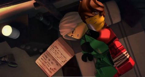 Lego Ninjago Skylor X Kai Fanart, Kai X Lloyd, Lloyd X Kai, Ninjago Greenflame, Lloyd Ninjago, Ninjago Kai, My Little Pony Princess, Cuddle Time, Minecraft Anime