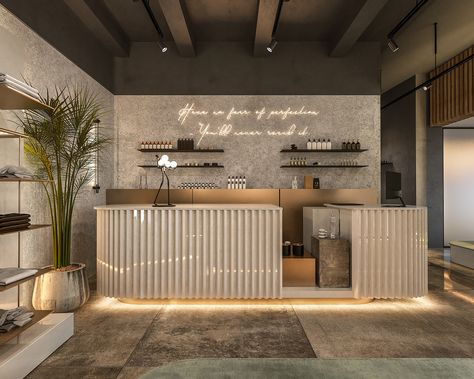 Store Concept Design :: Behance Store Concept Design, Salon Decor Studio, Salon Suites Decor, Store Concept, Retail Interior Design, Pharmacy Design, Spa Interior, Cafe Shop Design, Salon Suites