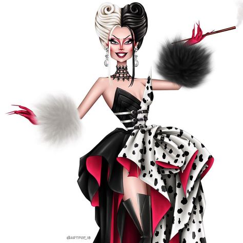 ~ Cruella de Vil 🤍🖤 . Hi! For dis year’s Halloween I wanted to do a Disney Villains collection inspired by the Oogie Boogie Bash 💚 Since I’… | Instagram Draw Halloween, Oogie Boogie Bash, Costume Design Sketch, Drag Queen Makeup, Cruella Deville, Disney Princess Fashion, Queen Makeup, Illustration Procreate, Sleeves Ideas