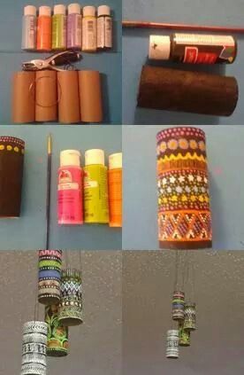 Craft With Tissue Roll, Tissue Roll Diy, Tissue Roll Crafts, Craft Fish, Recycling Diy, Wall Hanging Decorations, Hanging Diy, How To Make Decorations, Crafts Videos