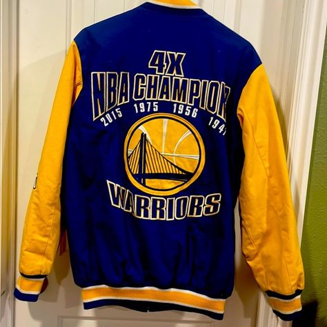 Warriors jacket Warriors Jacket, Blazer, Outfit Inspo, Plus Fashion, Fashion Trends, Closet, Fashion Tips, Clothes Design