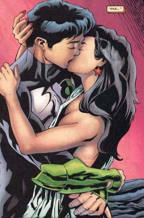 Kyle Rayner (Green Lantern) & Donna Troy (Wonder Girl) Omega Lantern, Kyle Rayner Green Lantern, Green Lantern Kyle Rayner, Green Lantern Sinestro, Cassie Sandsmark, Superhero Images, Kyle Rayner, Female Heroines, Batman Love