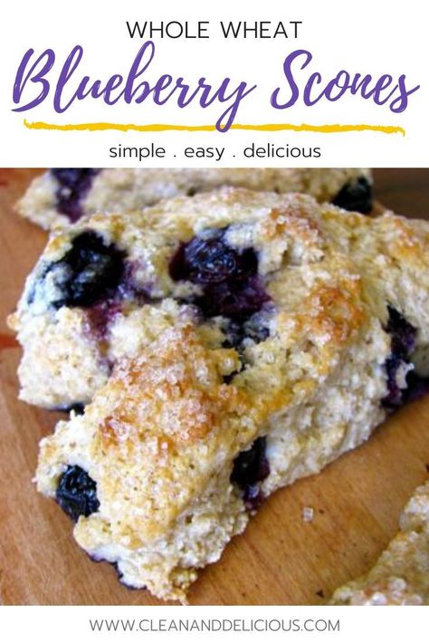 Healthy Scones Recipe, Healthy Blueberry Scones, Scones Healthy, Clean Eating Family Meals, Healthy Breakfast Recipes Clean Eating, Fresh Blueberry Recipes, Breakfast Blueberry, Healthy Scones, Healthy Kid Friendly Meals