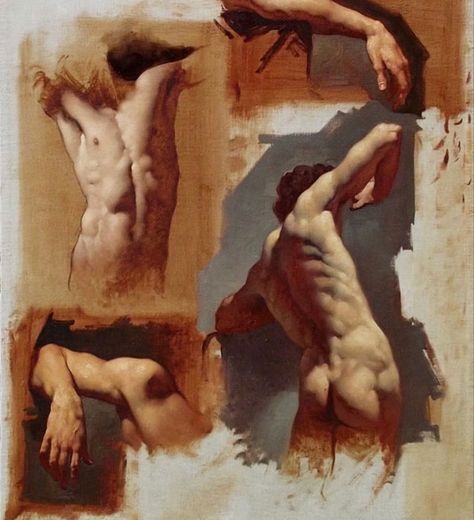 Rennaissance Art, Human Anatomy Art, Anatomy Sketches, Piece Of Paper, Anatomy Drawing, Caravaggio, Classical Art, Anatomy Art, Male Art