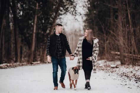 Winter Maternity Photoshoot With Dog, Winter Maternity Pictures With Dog, Maternity Pictures With Dog, Maternity Shoot With Dog, Maternity Photography With Dog, Outdoor Winter Maternity Shoot, Maternity Photos With Dog, Winter Pregnancy Photoshoot, Christmas Pregnancy Photos