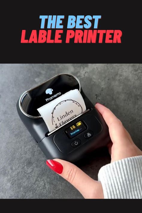 It is the best label Printer From Amazon... and thats my Affiliate link if you buy from it i will have some commission Best Label Maker, Label Maker Machine, Wireless Printer, Sticker Printer, Diy Labels, Thermal Label Printer, Portable Printer, Thermal Labels, Label Machine