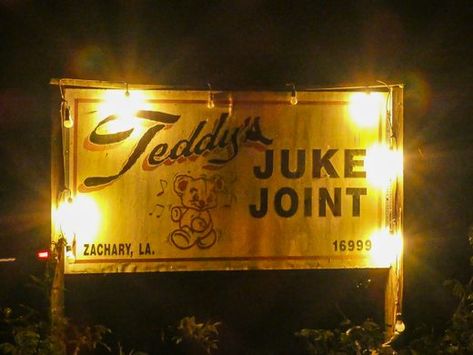 Teddy’s Juke Joint – Zachary, Louisiana - Atlas Obscura Juke Joints, Ranch Remodel, Blues Musicians, Spotify Covers, Atlas Obscura, Jazz Club, Disco Balls, Dirt Road, Music Hall