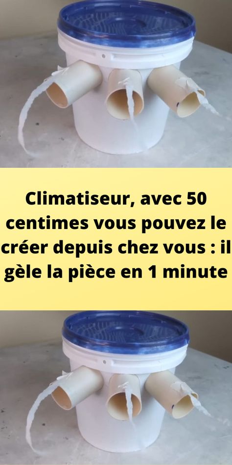 Climatiseur, avec 50 centimes vous pouvez le créer depuis chez vous : il gèle la pièce en 1 minute France National Team, Aloe Vera