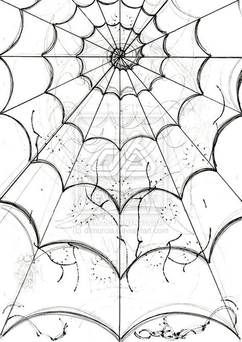 spider's web -sketch- by *dfmurcia on deviantART Spiderweb Tattoo Shoulder, Spiderweb Shoulder Tattoo, Spiderweb Art, Web Drawing, Spider Web Drawing, Spider Web Tattoo, Web Tattoo, Spider Tattoo, Drawing Tattoo