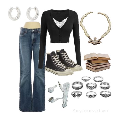 Harry Potter Outfit Ideas Casual, 2010 Aesthetic Outfits, Harry Potter Outfit Ideas, Y2k Outfits Dresses, 2010 Outfits, Downtown Outfits, Outfit Layout, Causual Outfits, Swaggy Outfits