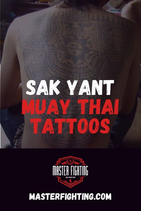 Discover the ancient art of Sak Yant tattoos that embody the warrior spirit! 🌟🔥 Dive into the rich symbolism, traditional designs, and the stories behind them. Immerse yourself in the spiritual connection between Muay Thai and Sak Yant, and let your skin tell your fighting journey. Join the ranks of those who #MasterFighting and wear their passion proudly! #MuayThai #MartialArts #SakYantTattoos #SakYant #WarriorSpirit #InkAndStrength #BeUnstoppable #EmbraceYourStory Thai Tattoos, Muay Thai Tattoo, Sak Yant Tattoo, Sak Yant, Thai Tattoo, Tattoo Master, Warrior Spirit, The Warrior, Spiritual Connection