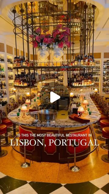 Portugal • Travel • Passion on Instagram: "Food, wine, and a panorama that will leave you speechless via @herjoliejourney! 😍  Who would you love to go there with? Tag them below!😍  🎥 @herjoliejourney 📍Rocco restaurant, Lisbon   #lisboa #lisbonfood #foodblog #portugesefood #portugal" Portugal Travel, Instagram Food, Italian Restaurant, Lisbon, In The Heart, Food Blog, Portugal, Restaurant, Wine