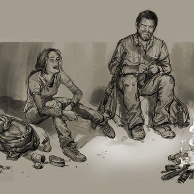 ArtStation - The Last of Us 2: Joel Charlie Bowater, Joel And Ellie, Concept Art World, Zombie Survival, Game Concept Art, Last Of Us, First Art, Uncharted, Video Game Art