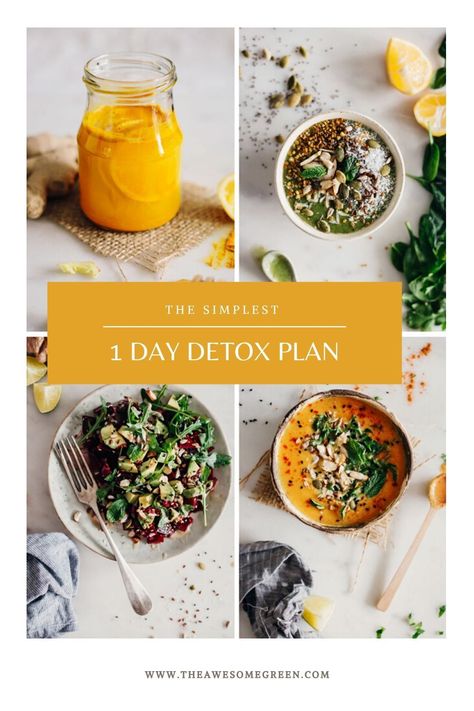 The Simplest Detox Plan Quick Cleanse, Learn To Listen, Food Combinations, Mind Diet, Cleanse Diet, Slice Of Cake, Easy Detox, Detox Plan, Vegan Meal Plans