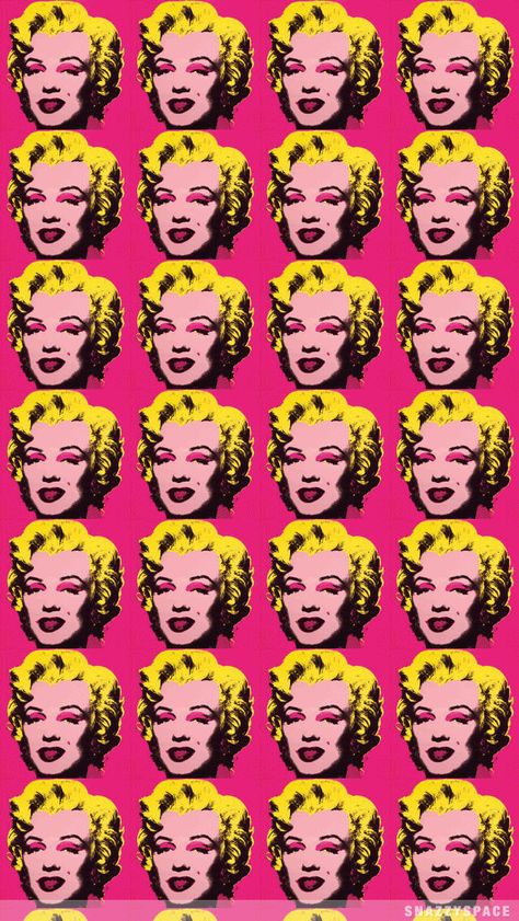 Vintage Wallpaper Iphone Retro, Wallpaper Iphone Retro, Vintage Wallpaper Iphone, Andy Warhol Marilyn, Marilyn Monroe Wallpaper, Andy Warhol Pop Art, Pop Art Background, Andy Warhol Art, Warhol Art