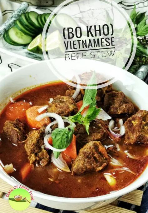 Lemongrass Fish, Bo Kho Recipe, Beef Brisket Stew, Bo Kho, Vietnamese Beef Stew, Vietnamese Foods, Vietnamese Beef, Vietnamese Soup, Coconut Juice