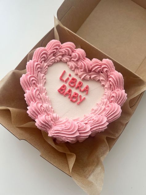 Bento cake „Libra baby“ heart-shaped Libra Bento Cake, Libra Baby Cake, Heart Bento Cake, Cake Heart, Bento Cakes, Baby Heart, Bento Cake, Party Foods, Baby Cake