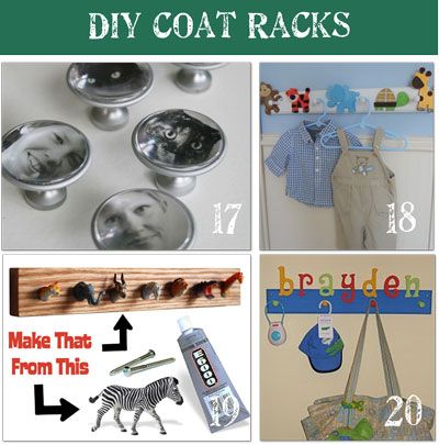 bottom left. I want to make.. Organize Backpack, Coat Rack Ideas, Woodshop Projects, Dresser Hardware, Kitchen Sink Cabinet, Diy Coat Rack, Diy Clothes Rack, Diy Coat, Making Gifts