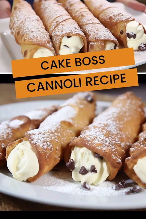 Cake Boss Cannoli Recipe – Hungarian Chef Cake Boss Cannoli Recipe, Canolli Cake Recipes, Canoli Cheesecake Recipes, Canolis Recipe Italian Filling, Canolli Recipe Cannoli, Canoli Shell Recipe, Canolis Recipe Italian, Traditional Cannoli Filling Recipe, Canolis Recipe