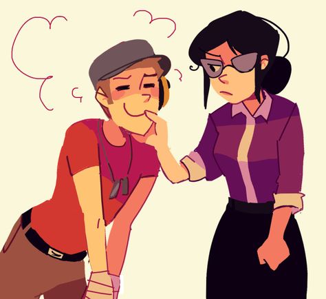 Scout X Pyro, Scout And Miss Pauling, Scout X Miss Pauling, Scout Tf2 Fanart Pfp, Blue Pyro Tf2, Miss Pauling Tf2, Tf2 Red Scout X Blu Scout, Blue Scout Tf2, Tf2 Pyro And Scout