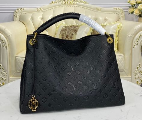 Monogram Empreinte Leather Artsy MM M41066-black Artsy Bag, Cheap Louis Vuitton Bags, Brand Name Bags, Inspired Handbags, Louis Vuitton Artsy, Yeast Rolls, Lightweight Bag, Cheap Bags, Genuine Leather Handbag