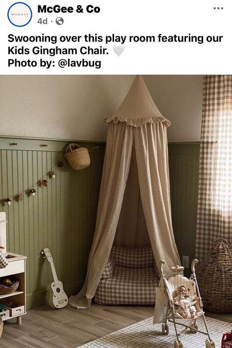 Cottage Toddler Girl Room, Cottage Core Playroom, Cottagecore Kids Room, Dining Room Into Playroom, Safari Bedroom Kids, Vintage Toddler Rooms, Playroom Layout, Playroom/guest Room, Vintage Playroom