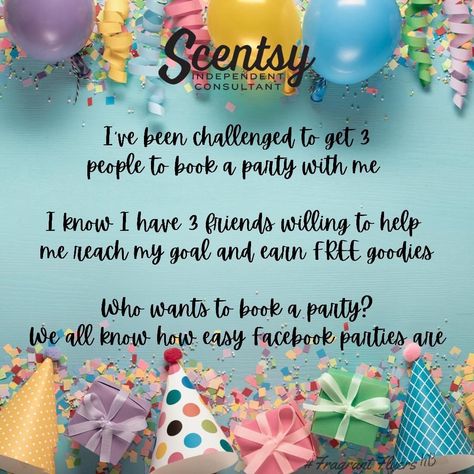 Scentsy Challenge 2024, Scentsy Party Games Facebook, Scentsy Book A Party, Online Scentsy Party, Host A Scentsy Party, Scentsy Hostess, Scentsy Hacks, Scentsy 2022, Scentsy Party Games