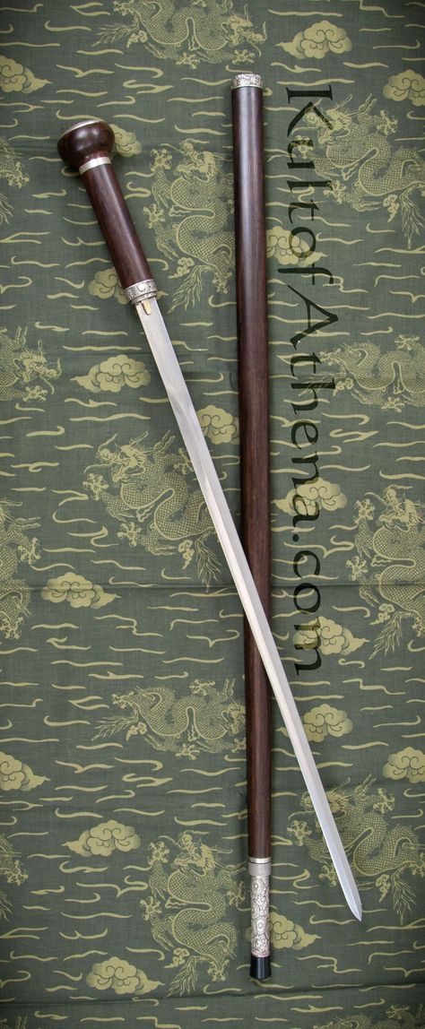 Hidden Knife, Canes And Walking Sticks, Cane Stick, Wooden Canes, Wooden Walking Sticks, Walking Sticks And Canes, Canes & Walking Sticks, Dragon King, Cool Swords