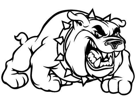 Bulldog Coloring Pages - Best Coloring Pages For Kids Bulldog Coloring Pages, Bulldog Drawing, Bulldog Clipart, Bulldog Artwork, Bulldog Tattoo, Puppy Coloring Pages, Bulldog Mascot, Bulldog Pics, Bulldog Art