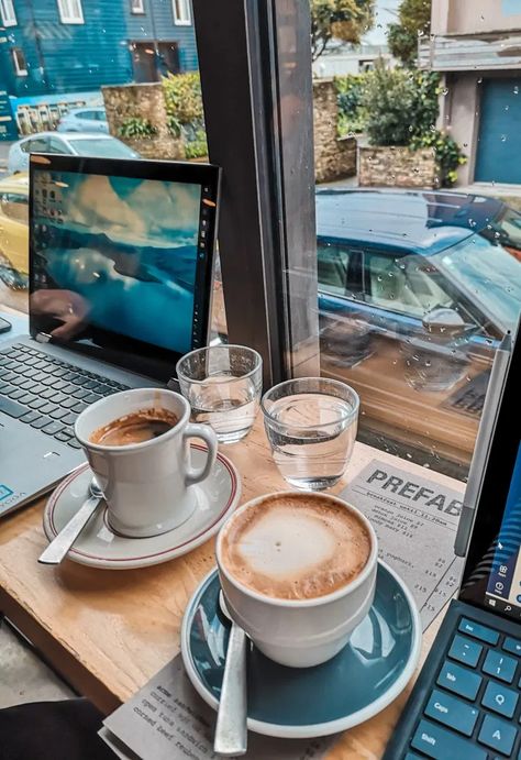 Prefab is one of my coffee shops to work from - awesome coffee & great views. Working From A Coffee Shop, Work From Coffee Shop, Coffee Work Aesthetic, Coffee Shop Working, Working At A Coffee Shop, Coffee Shop Work, Cherry Tea, Engineer Mug, Brew Bar