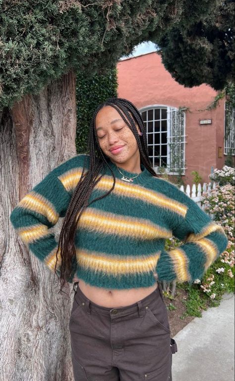 Salem Mitchell Braids, Salem Mitchell Outfits, Salem Mitchell, Biracial Women, Fashion Fits, Celebrity Outfits, Cute Fits, Retro Outfits, New Look