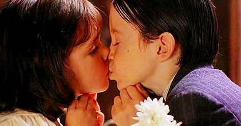 At one point, we were all certain that people got pregnant by open-mouth kissing. Alfalfa And Darla Matching Pfp, Darla And Alfalfa, Alfalfa And Darla, Darla Little Rascals, Romance Movies Best, Wallpapers Beautiful, Little Rascals, Brad Pitt And Angelina Jolie, Bra Photos