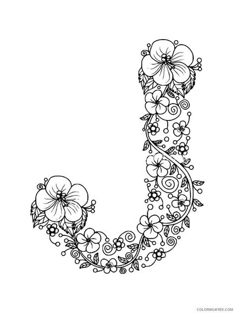 Letter J Coloring Page Printables, J Coloring Pages, C Coloring Pages, B Coloring Pages, Coloring Pages Alphabet, Letter J Design, Letter C Coloring Pages, Letter B Coloring Pages, Letter A Coloring Pages