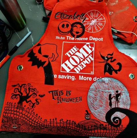 Home Depot Apron Ideas, Home Depot Apron Art Ideas, Home Depot Apron Art, Home Depot Apron, Apron Designs, Diy Cricut, Home Depot, The Home Depot, Apron