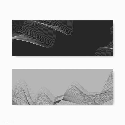 Linkedin Background Banner Black And White, Linkedin Banner Aesthetic, Asset Aesthetic, Linkedin Background Banner Aesthetic, Models Architecture, Fb Banner, Wave Abstract, Linkedin Background, Linkedin Banner