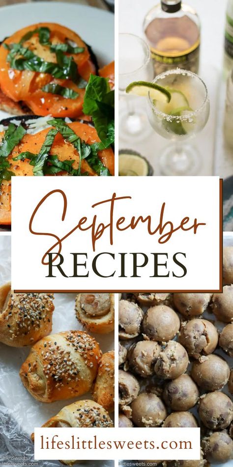 It's officially September! What's the best thing about this month? It's when the fall produce and summer merge together at the farmer's market. It's a home cook's best dream. #septemberrecipes #bestseptemberrecipes #recipe #september #lifeslittlesweets Fall Farmers Market Recipes, September Food Ideas, September Produce, September Meals, September Food, September Recipes, Strawberry Lassi, Homemade Turkey Soup, Protein Fruit Smoothie