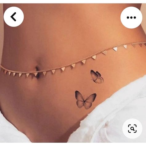 Low Abdomen Tattoo Women, Cute Belly Tattoos, Tattoos After Pregnancy, Belly Tattoos For Women, Tattoos For Women Cute, Lower Belly Tattoos, Belly Button Tattoo, Small Belly, Button Tattoo