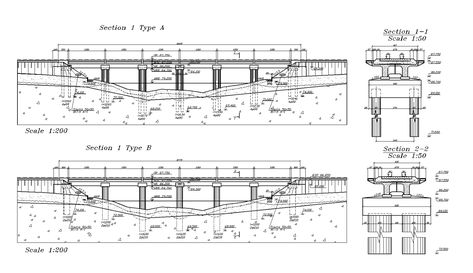 Bridge plan detail dwg file. Elephant Bath, Cable Stayed Bridge, Bridge Structure, Elevation Plan, Bridge Construction, Building Layout, Types Of Architecture, Terrazzo Tile, Landscape Plan