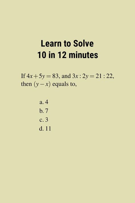 The 9th SSC CGL Solution set is the 4th on Algebra. It explains how to solve the 10 quantitative algebra questions in the mini-mock test easy and quick. Algebra Problems, Ssc Cgl, Study Tips For Students, Study Tips, Problem Solving, 3 D, The 10, Physics, Math Equations