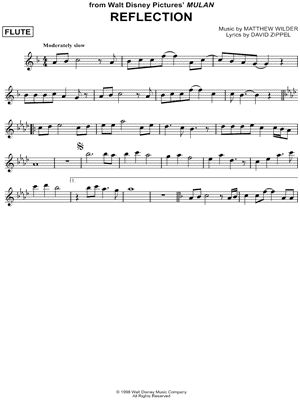 MN0131381.gif (300×400) Flute Sheet Music Disney, Sheet Music Flute, Reflection Sheet, Disney Sheet Music, Clarinet Music, Clarinet Sheet Music, Music Tabs, Music Tutorials, Flute Sheet Music