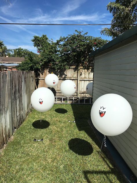 Mario And Luigi Birthday Party Decoration, Super Mario Bros Party Ideas Outdoor, Super Mario 1 Up Birthday, Mario Kart Games Party Ideas, Super Mario Bros Movie Party, Level 5 Birthday Party, Mario 7th Birthday Party, Mario Bros Bday Party, Mario Warp Pipe Diy