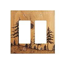 Decorative Light Switch Covers, Wall Switch Plates, Wood Burning Crafts, Toggle Light Switch, Light Switch Plate Cover, Wood Tree, Wall Plates, Light Switch Cover, Plate Stands