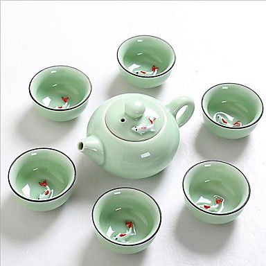 Drinkware Drinkware Set Porcelain Cute Tea Party