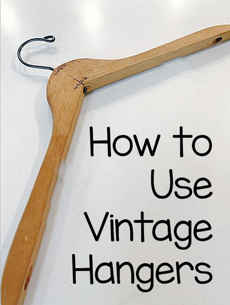 DIY uses for vintage hangers Headband Hanger Diy, Vintage Wooden Hangers Ideas, Wood Hangers Repurposed, Wire Coat Hanger Crafts Easy Diy, Vintage Ironing Board Ideas Decor, Wooden Hangers Ideas Diy Crafts, Wooden Hangers Ideas, Decorated Clothes Hangers, Clothes Hanger Crafts