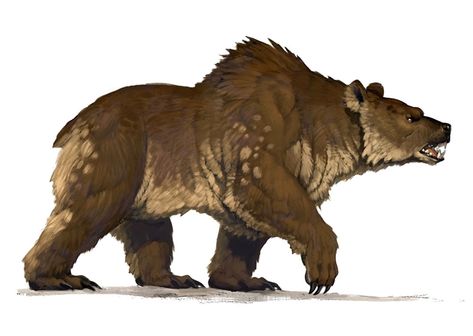 Mythological Beasts, Brown Bear Art, Character Artwork, Beast Creature, Fantasy Concept, Creatures Art, Creature Artwork, Ancient Animals, Dnd Monsters