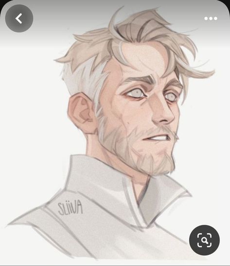 Beards Drawing Reference, Male Portrait Poses Drawing, Sophisticated Pose Reference, Facial Hair Art Reference, Dnd Alchemist Character Art, Strong Guy Drawing, Evil Old Man Character Design, Old Man Character Design Concept Art, How To Draw Older Characters